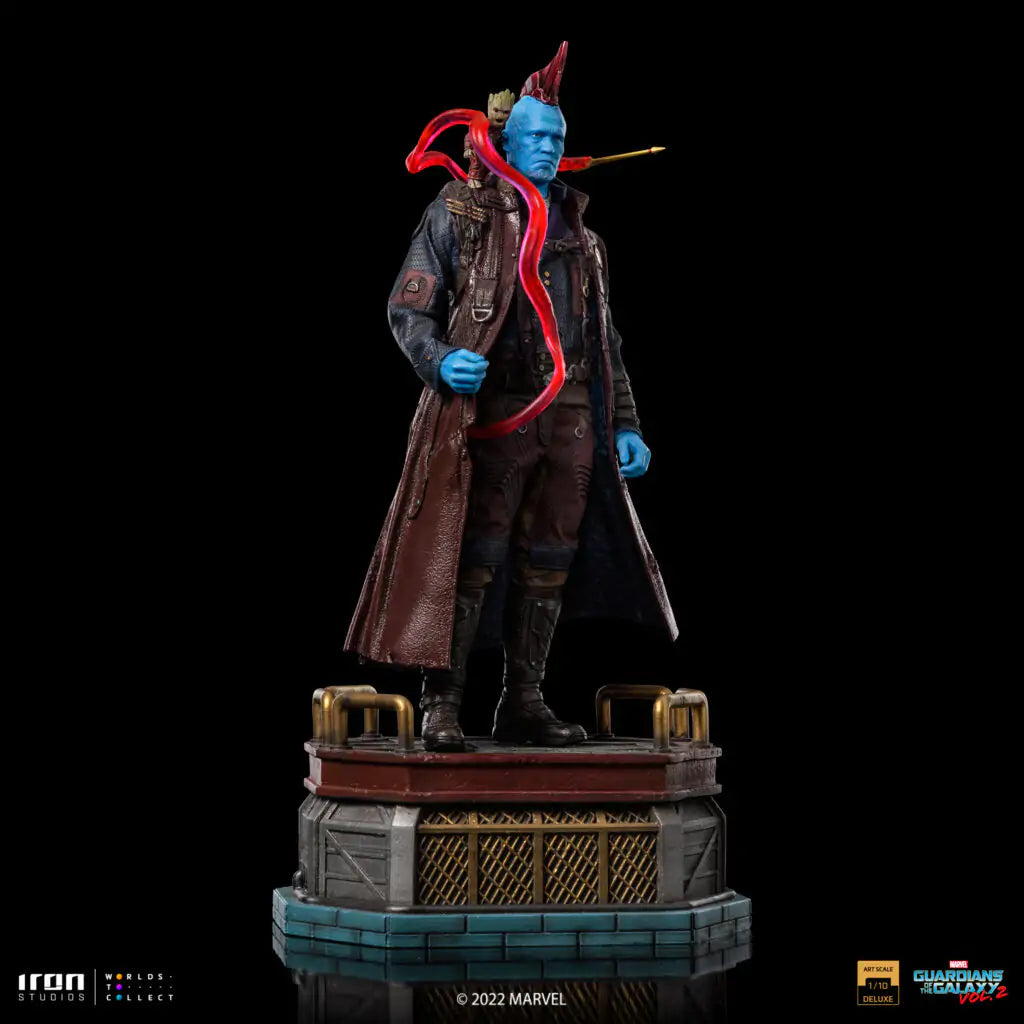 Iron Studios 2022 Event Exclusive Yondu with Baby Groot Art Scale 1/10 Statue