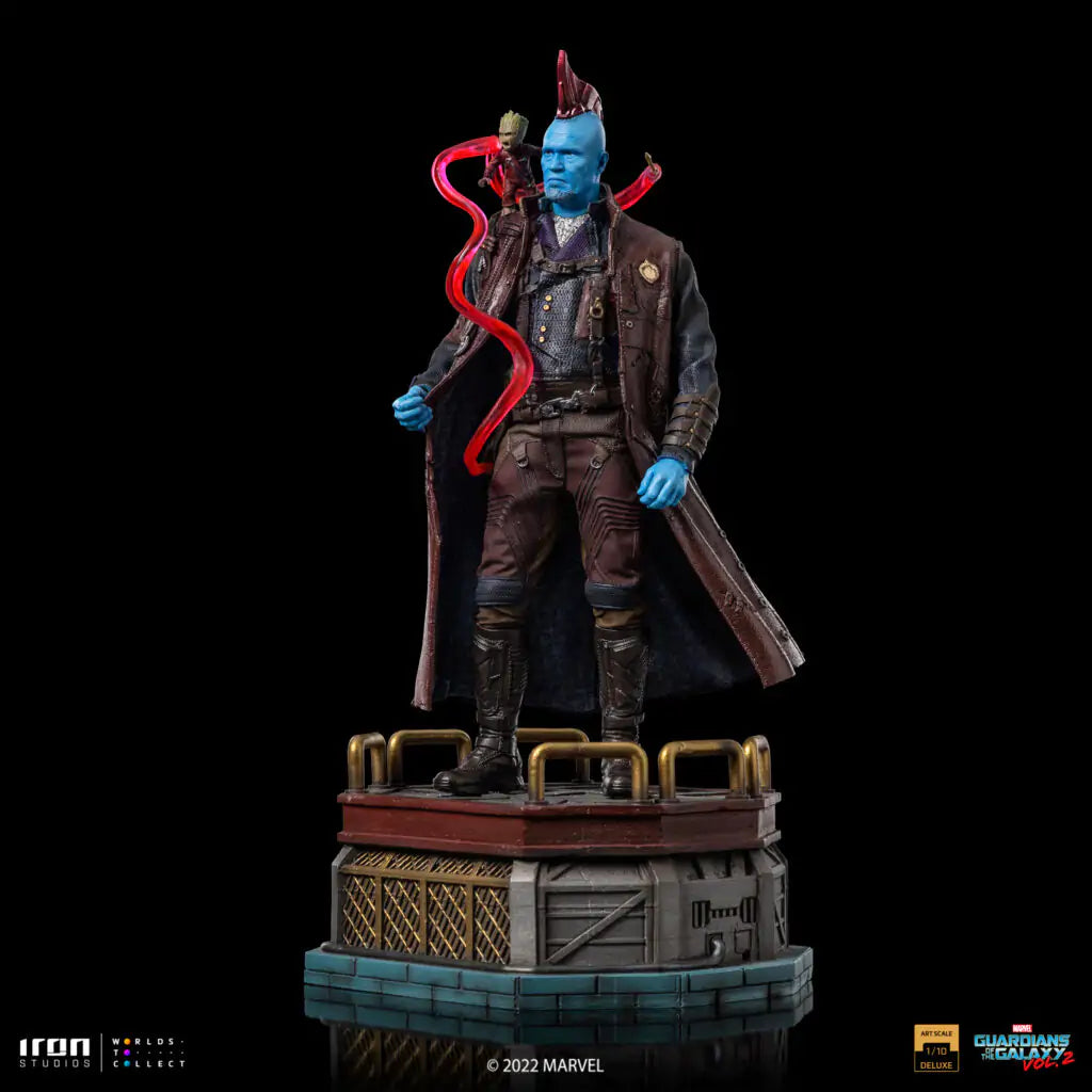 Iron Studios 2022 Event Exclusive Yondu with Baby Groot Art Scale 1/10 Statue
