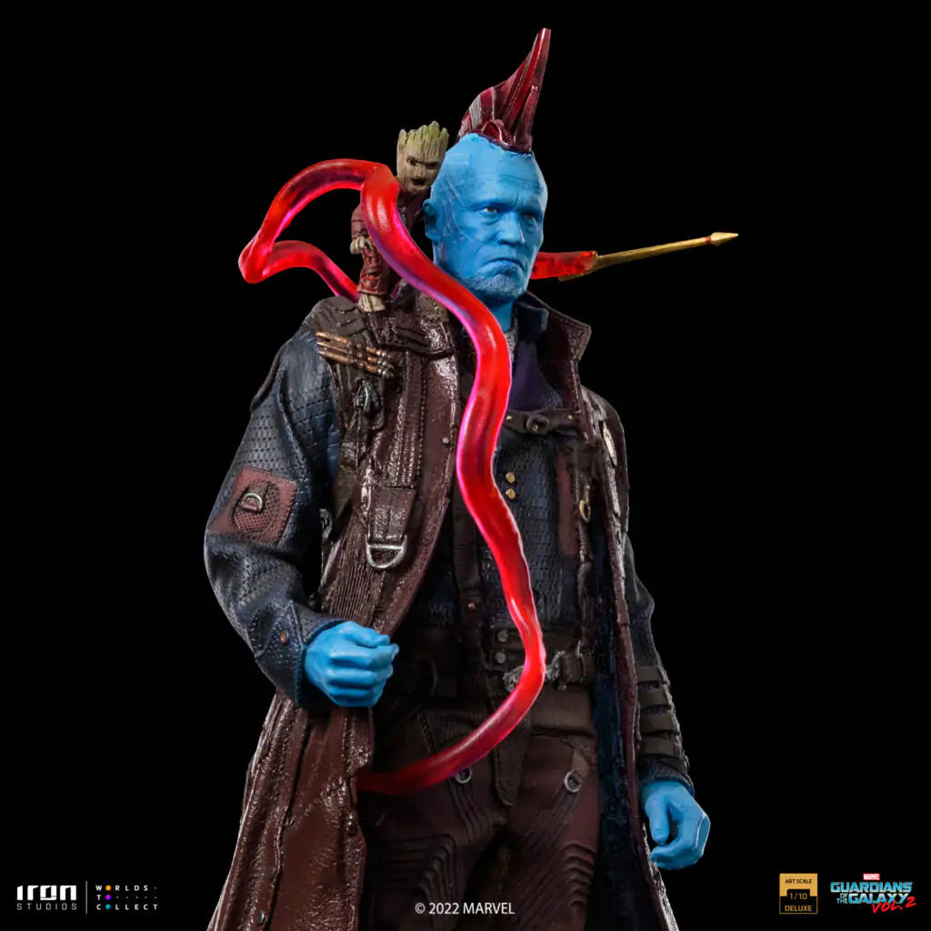 Iron Studios 2022 Event Exclusive Yondu with Baby Groot Art Scale 1/10 Statue