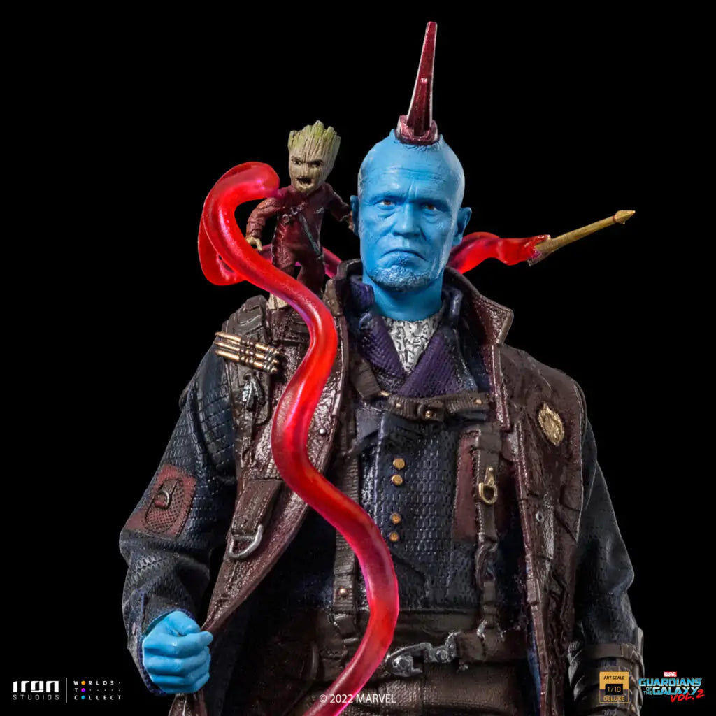 Iron Studios 2022 Event Exclusive Yondu with Baby Groot Art Scale 1/10 Statue