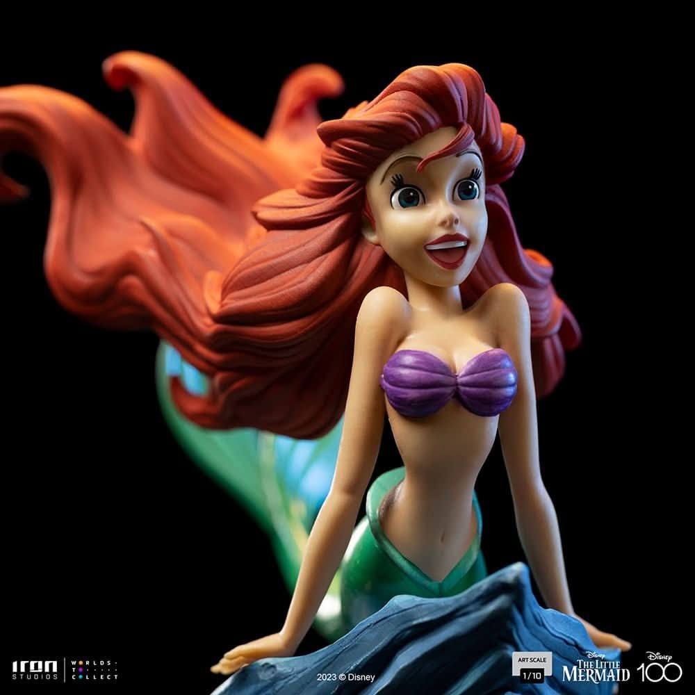 Iron Studios Little Mermaid - Disney 100th - Little Mermaid - Art Scale 1/10 Statue