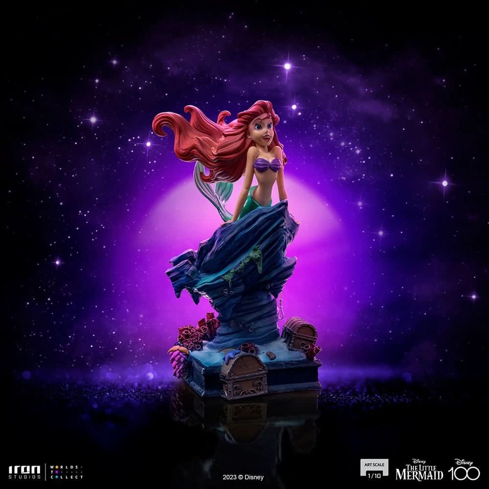 Iron Studios Little Mermaid - Disney 100th - Little Mermaid - Art Scale 1/10 Statue