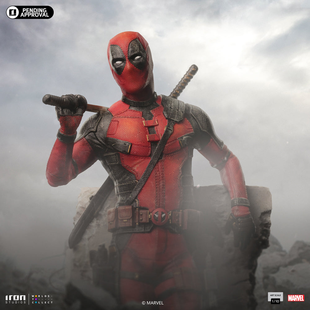 Iron Studios Deadpool - Deadpool & Wolverine - Art Scale 1/10 Statue