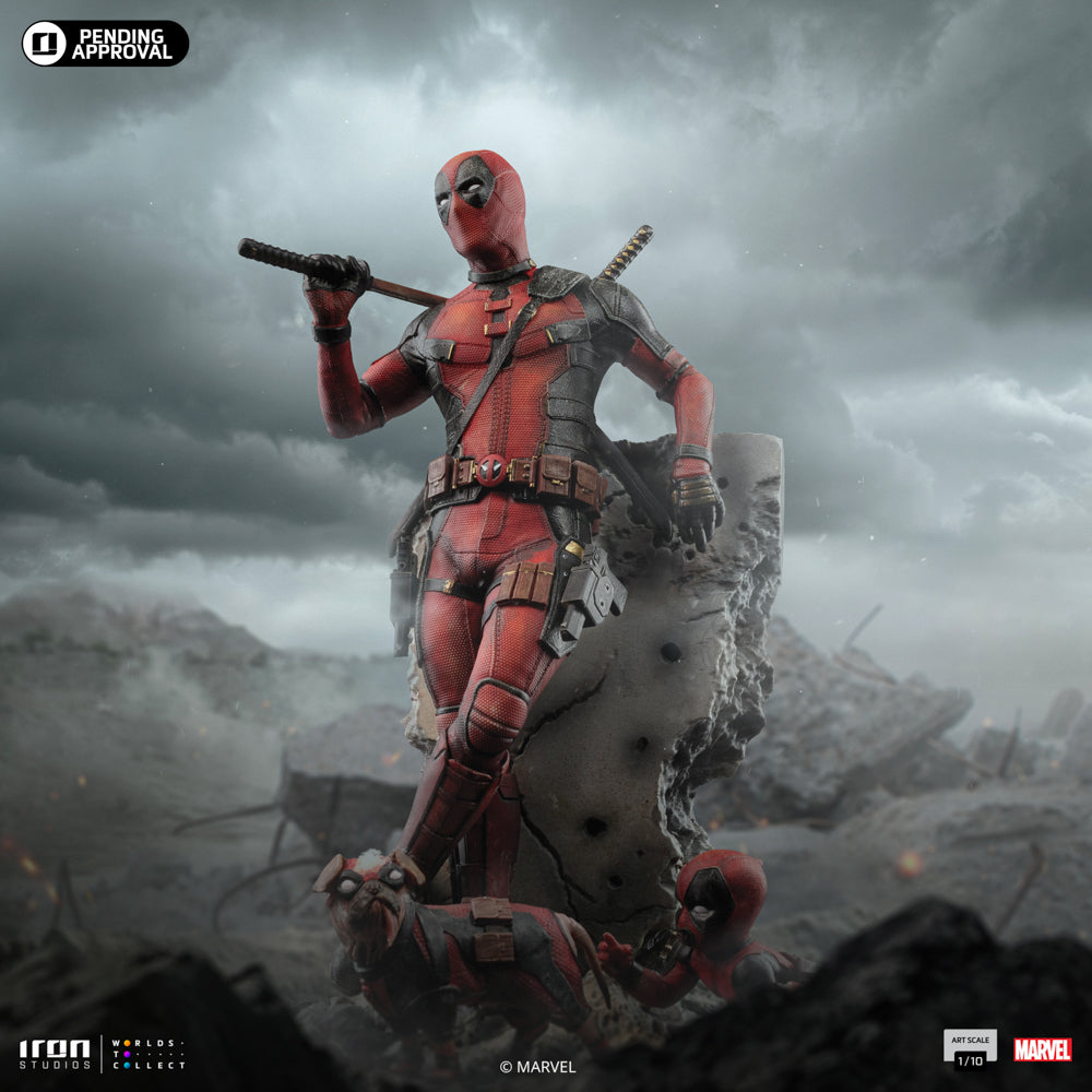 Iron Studios Deadpool - Deadpool & Wolverine - Art Scale 1/10 Statue