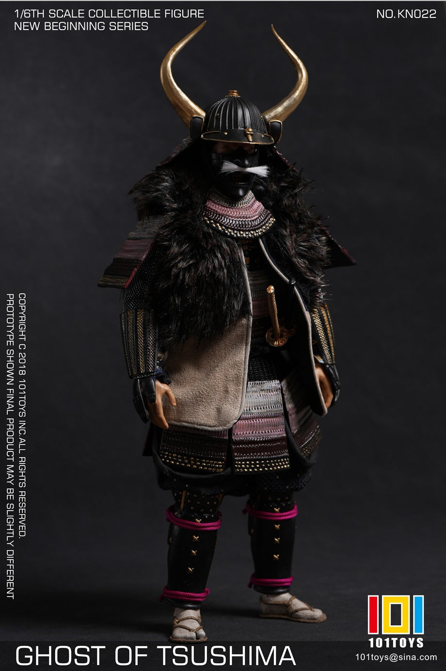 101TOYS KN022 1/6 新起点系列 武士丙 GHOST OF TSUSHIMA SAMURAI C