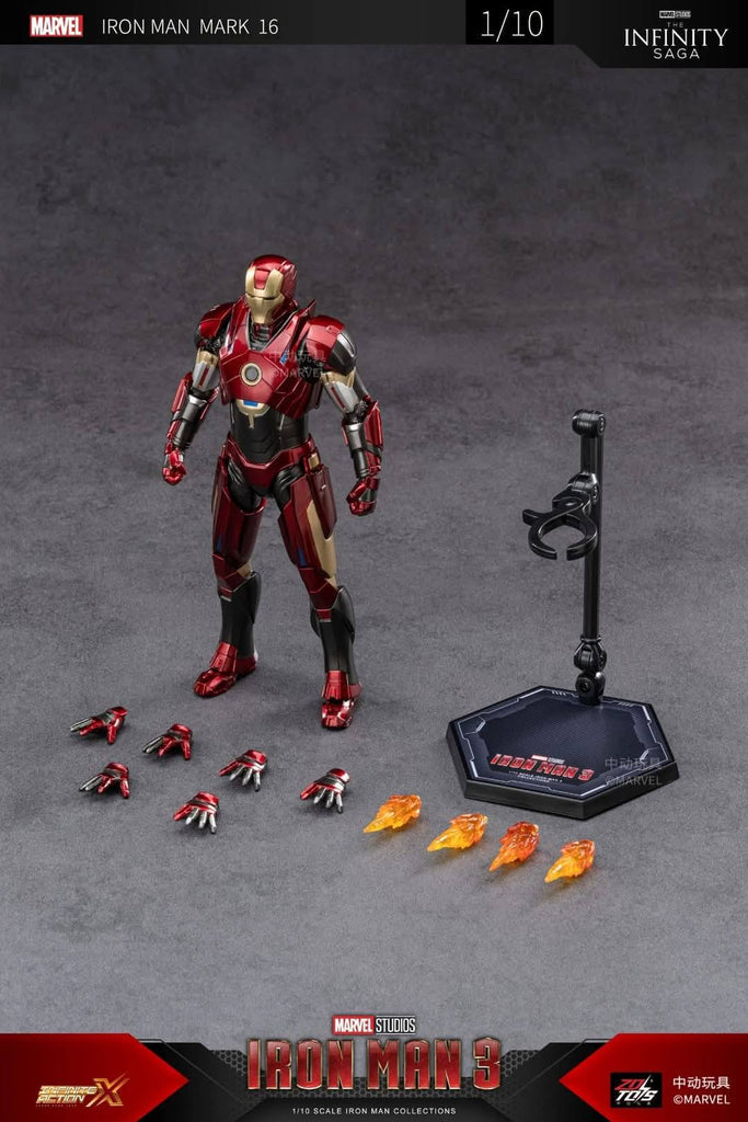 ZD Toys Iron Man 3 Iron Man Mark 16 1/10 Scale Collectible Figure