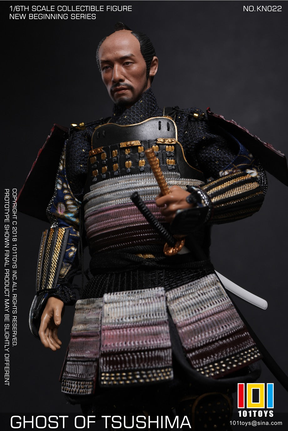 101TOYS KN022 1/6 新起点系列 武士丙 GHOST OF TSUSHIMA SAMURAI C