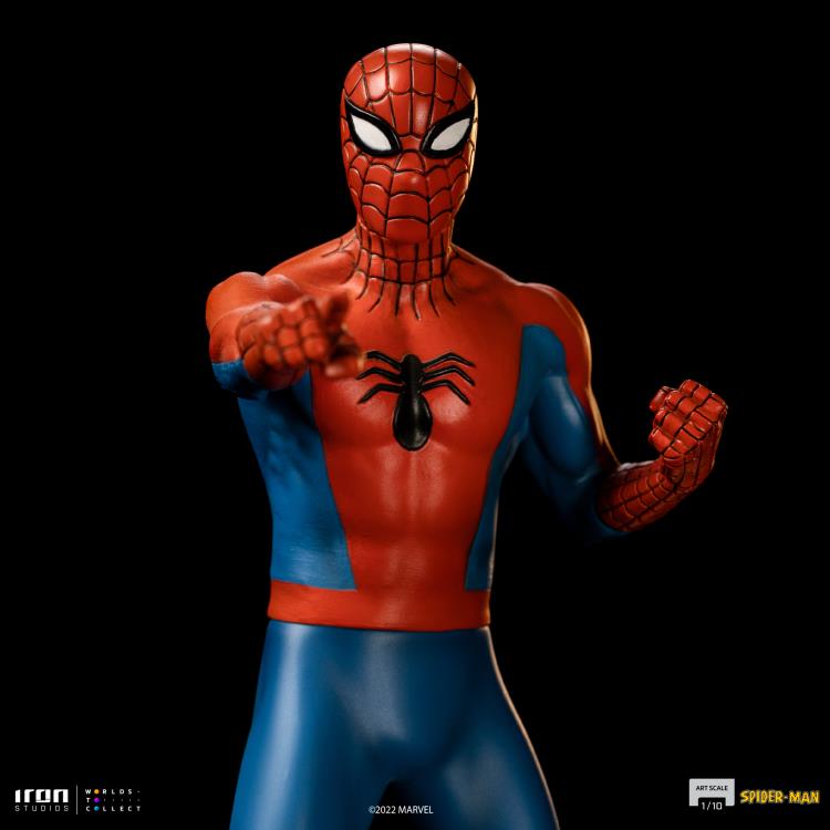 Iron Studio Spiderman 60s Animated Series - Marvel - Iron Studios 1/10 Scale Statue