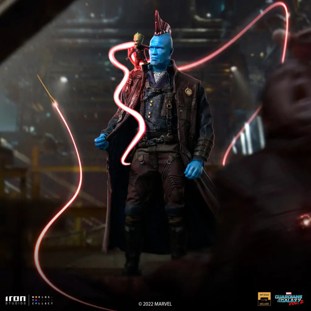 Iron Studios 2022 Event Exclusive Yondu with Baby Groot Art Scale 1/10 Statue