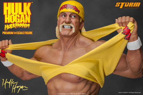 STOCK - Storm Collectibles Hulk Hogan 1/4 Premium Figure Hulkamania
