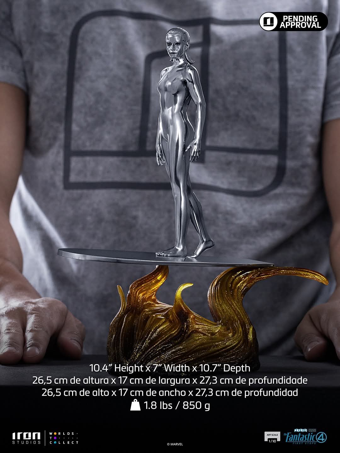 Iron Studios Silver Surfer - Fantastic Four - Art Scale 1/10