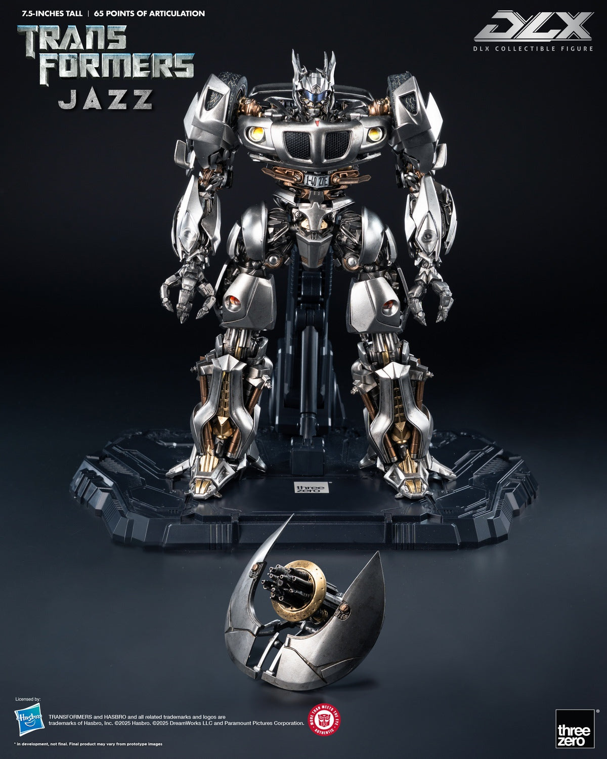 Threezero Transformers: DLX Jazz Regular