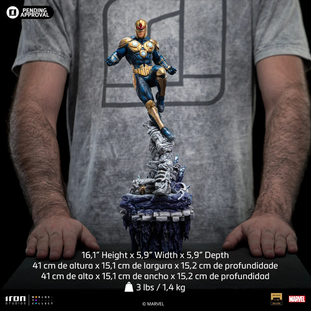 STOCK - Iron Studio Nova Deluxe Infinity Gauntlet Diorama BDS Art Scale 1/10