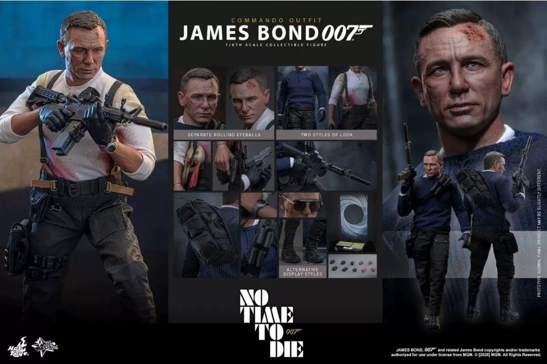 Hot Toys MMS804 James Bond No Time to Die Commando Outfit