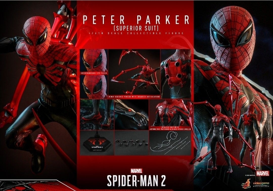 Hot Toys VGM61 Spiderman Superior Suit