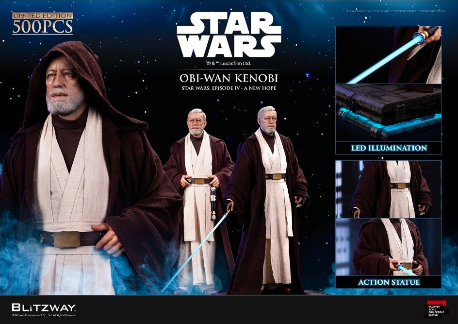 Blitzway Star Wars: Episode IV - A New Hope Obi Wan Kenobi 1/4 Scale Action Statue