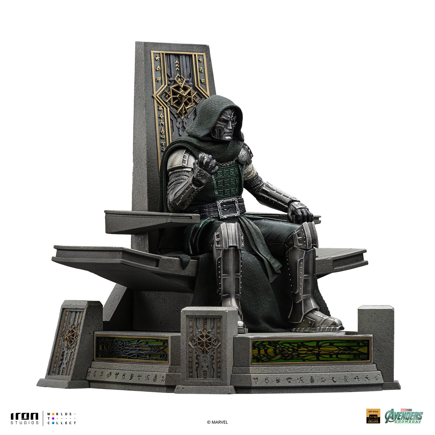 PRE ORDER - Iron Studio Doctor Doom on Throne - Avengers: Doomsday - Art Scale 1/10