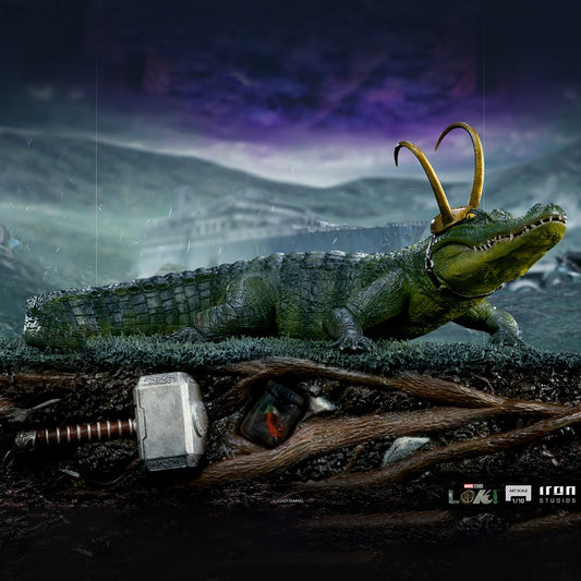 STOCK - Iron Studios Alligator Loki - Loki - Art Scale 1/10 Statue