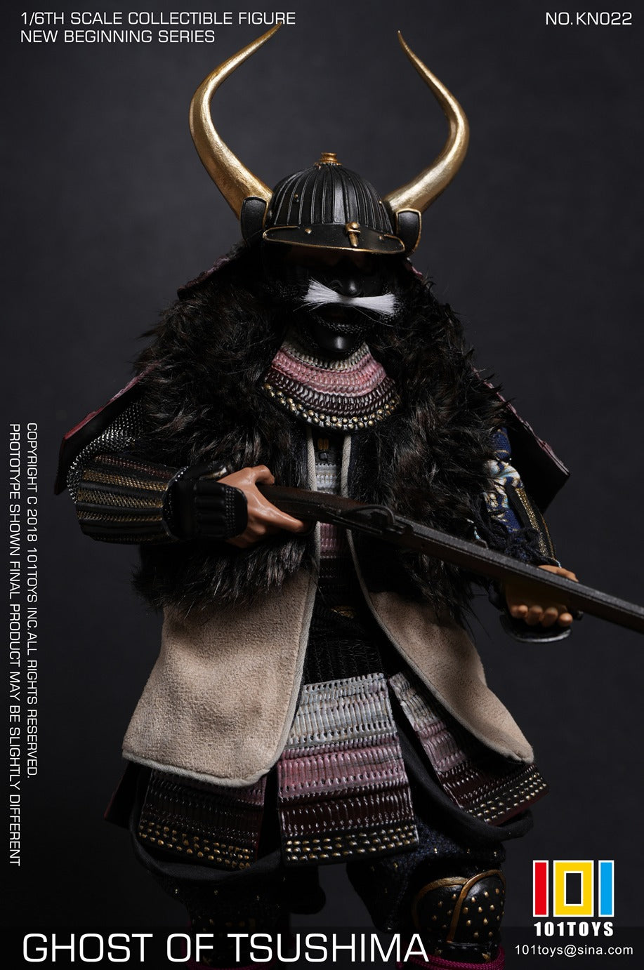 101TOYS KN022 1/6 新起点系列 武士丙 GHOST OF TSUSHIMA SAMURAI C