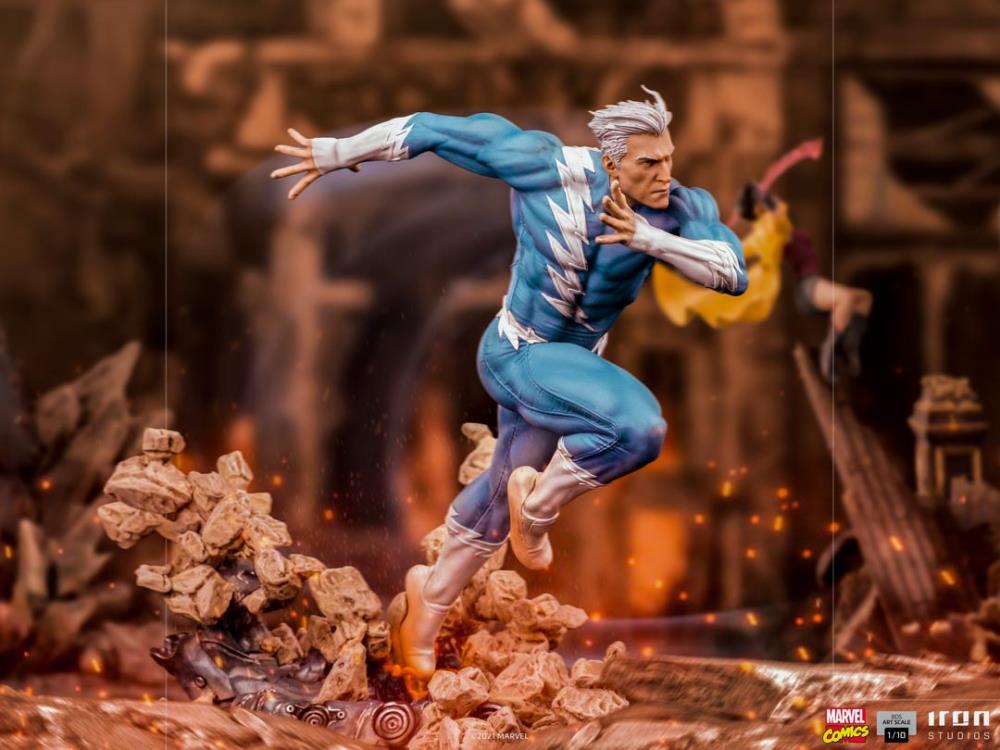 Iron Studio X Men Battle Diorama Series Quicksilver 1/10 Art Scale Statue