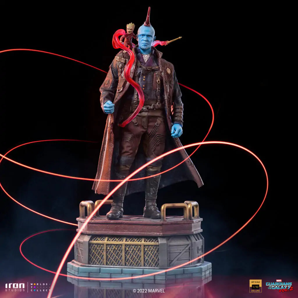 Iron Studios 2022 Event Exclusive Yondu with Baby Groot Art Scale 1/10 Statue
