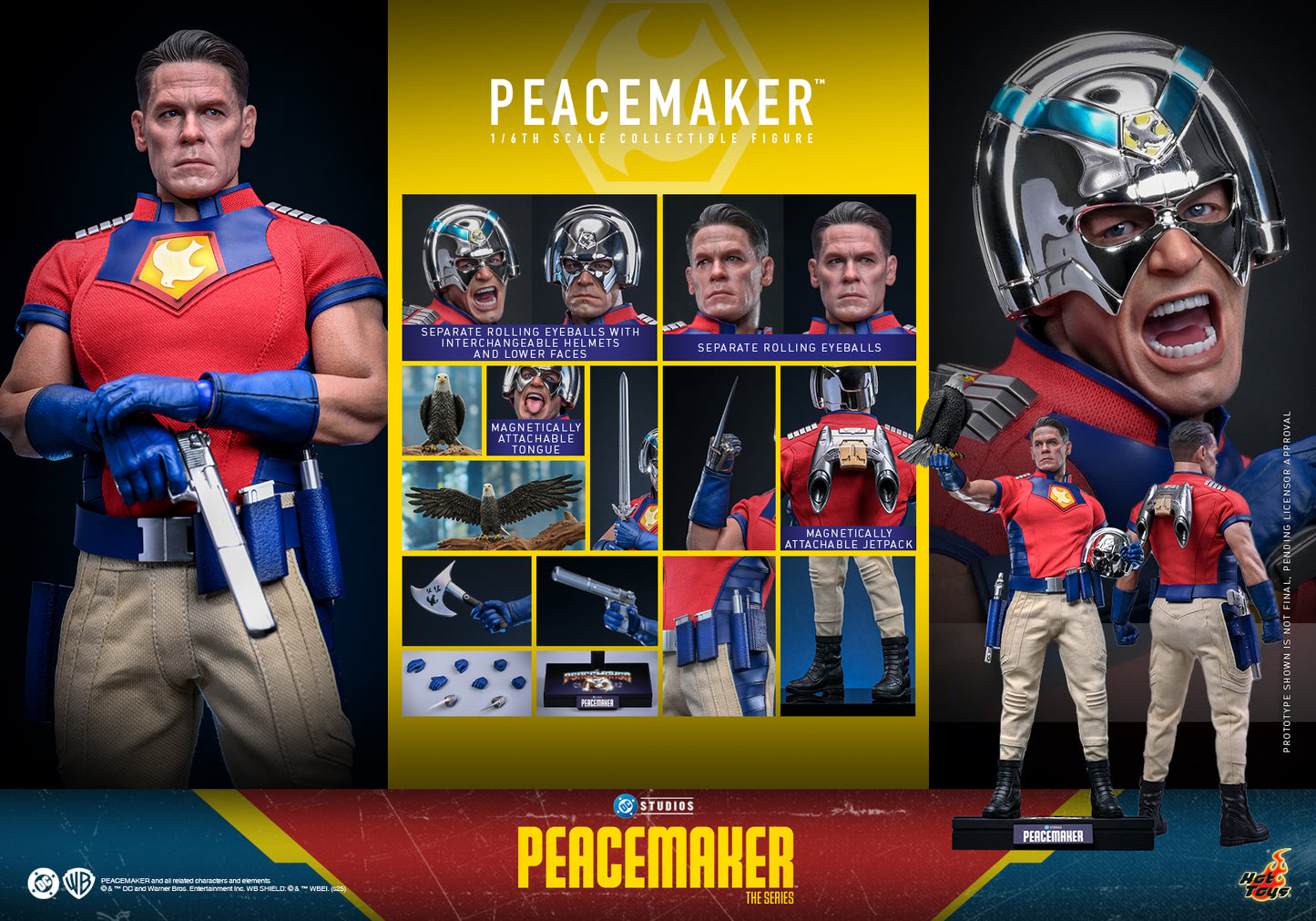 Hot Toys TMS166 Peacemaker Season 2 : Peacemaker 1/6 Scale Collectible Figure