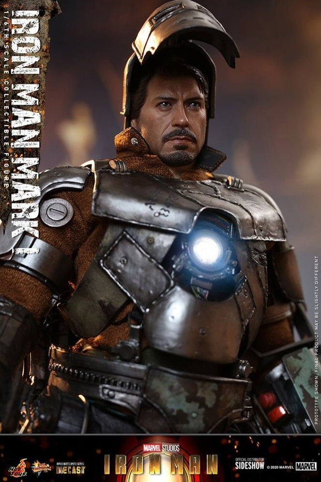 Special Edition ! Hot Toys 1/6 Diecast - Marvel: Iron Man - Iron Man Mark I MMS605D40B