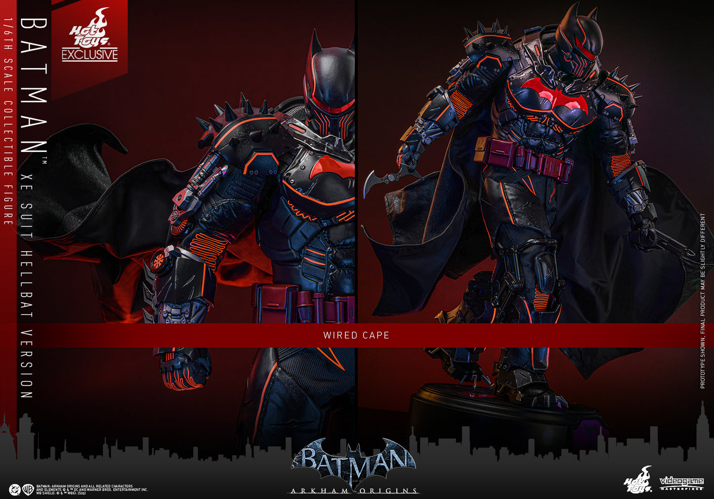 Exclusive ! Hot Toys VGM73 Batman (XE Suit Hellbat Version)
