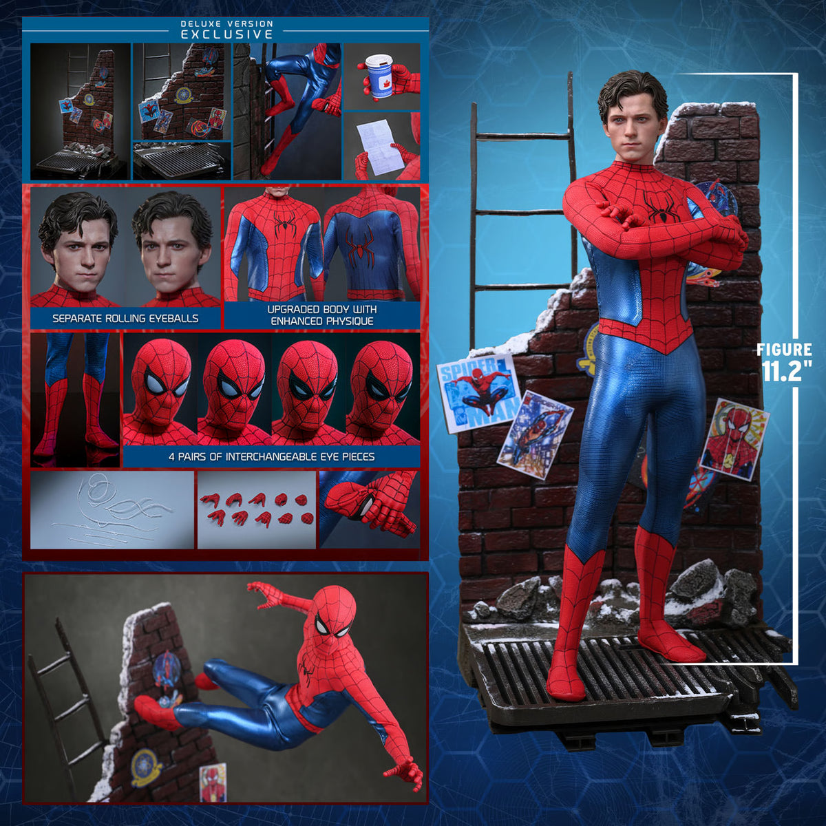 PRE ORDER - Hot Toys EXCLUSIVE - Spiderman No Way Home - Spiderman (Final Swing Suit) MMS922 -1/6 Scale Collectible Figure