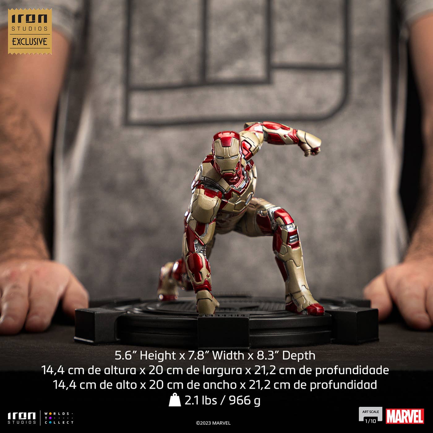 Iron Studios (2022 Event Exclusive) Iron Man Mark 42 - BDS Art Scale 1/10 Statue