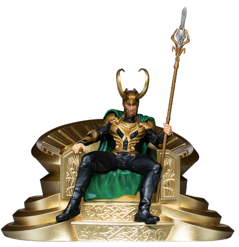 Iron Studios 2023 Event Exclusive Loki On Thronr - Art Scale 1/10 Statue