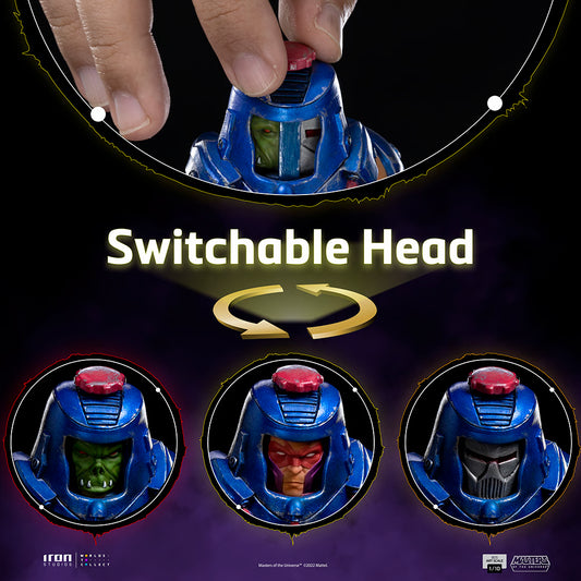 STOCK - Man E Faces - Masters of the Universe - BDS Art Scale 1/10