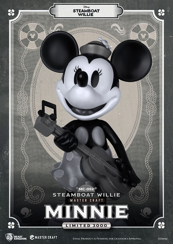 STOCK - Beast Kingdom Minnie Mouse Master Craft Figurine Steamboat Willie MC-052