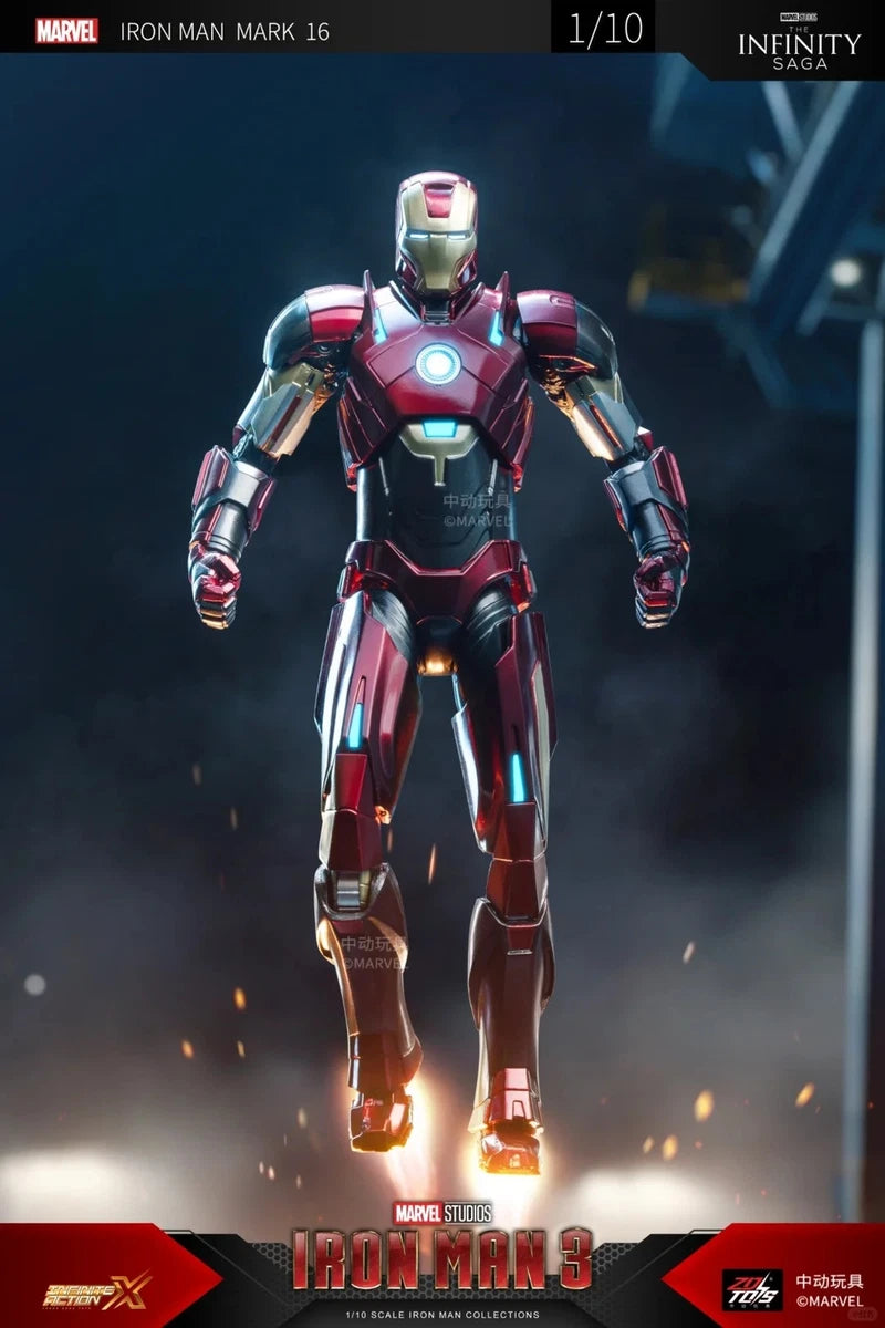 ZD Toys Iron Man 3 Iron Man Mark 16 1/10 Scale Collectible Figure