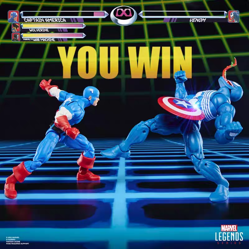 Hasbro Marvel Legends Series - Marvel Gamerverse 2025 - Captain America Vs. Venom