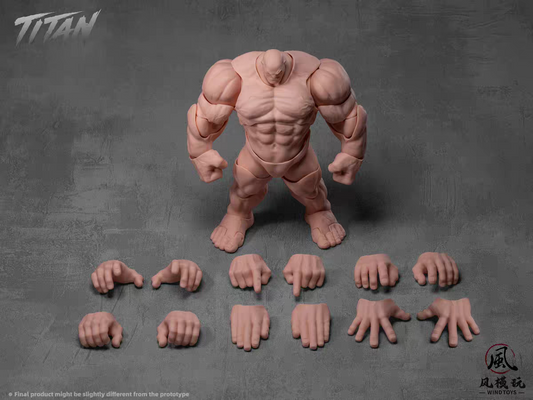 PRE ORDER - 19cm Wind toys 1/12 Titan action figure 7.5 inch FMW009 FMW010 FMW011 FMW012 White Green Red Gray