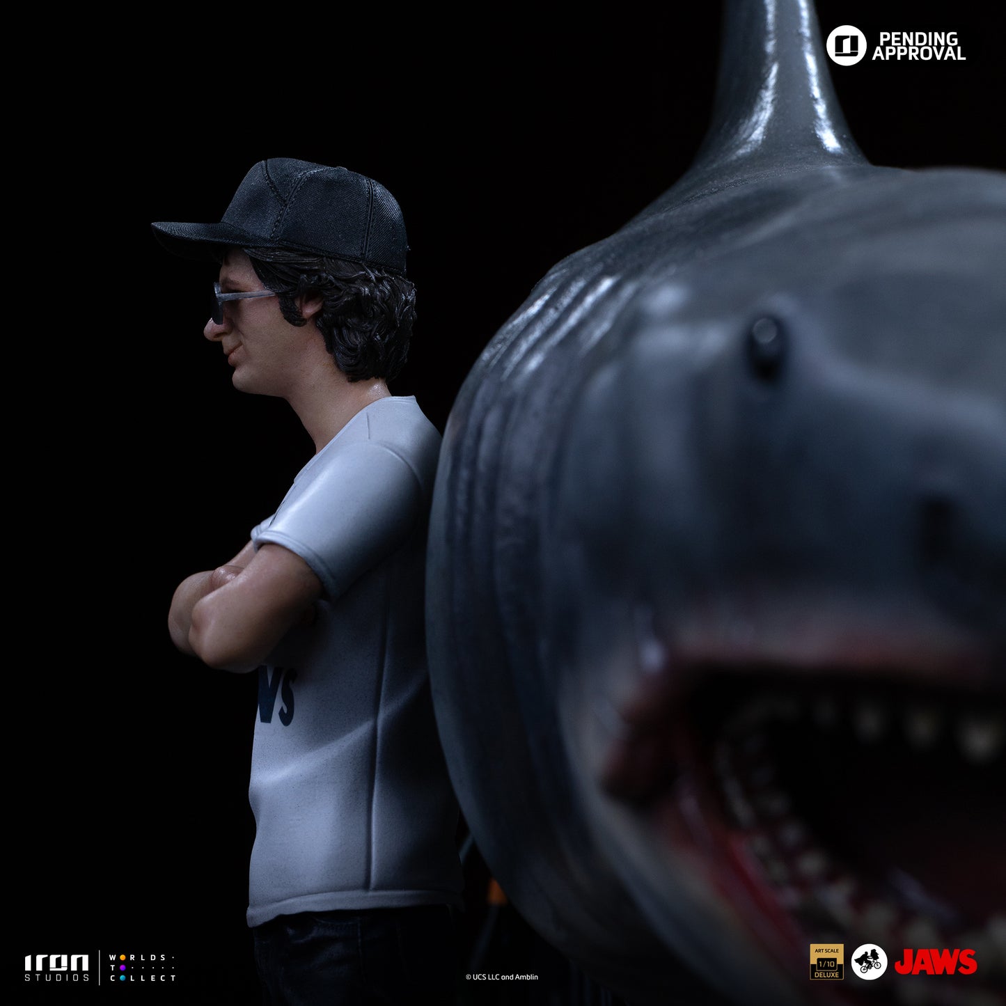 Iron Studio Steven Spielberg (Jaws 50th Anniversary) - Jaws - Art Scale 1/10 Statue