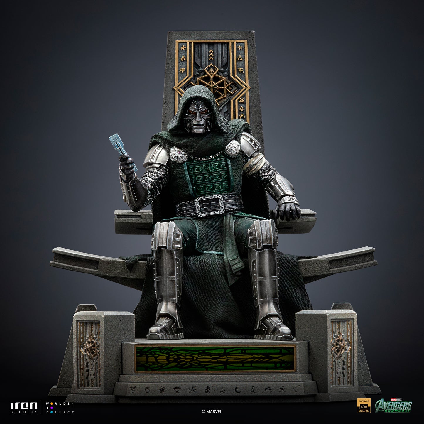 PRE ORDER - Iron Studio Doctor Doom on Throne - Avengers: Doomsday - Art Scale 1/10