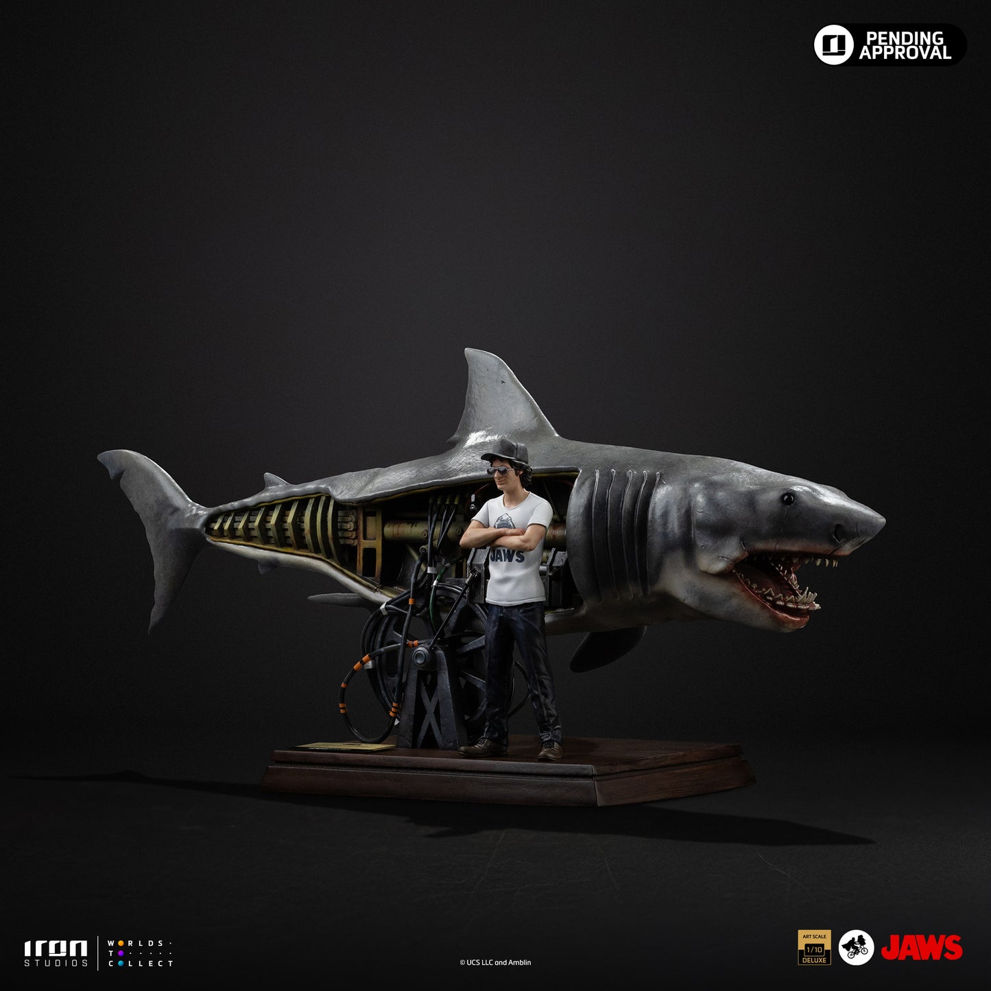Iron Studio Steven Spielberg (Jaws 50th Anniversary) - Jaws - Art Scale 1/10 Statue