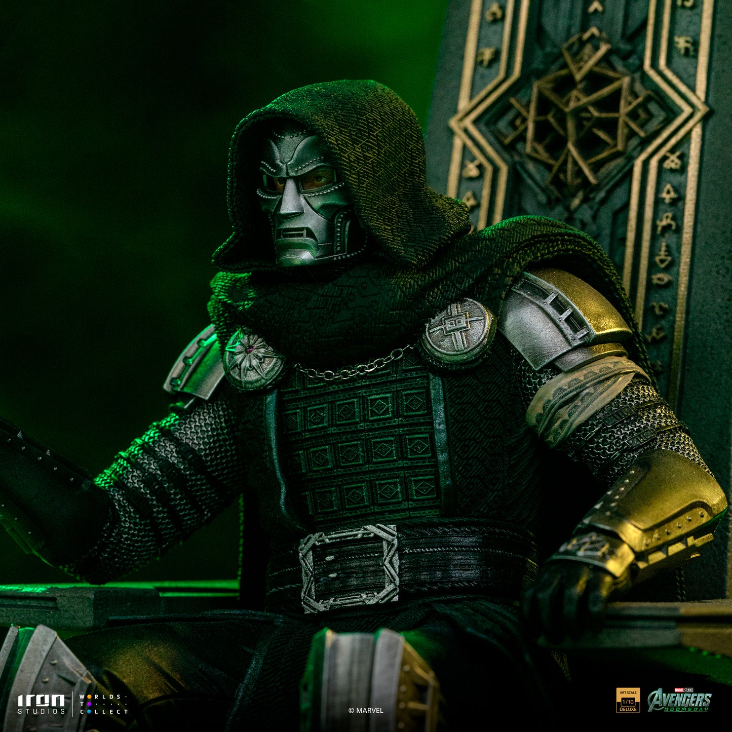 PRE ORDER - Iron Studio Doctor Doom on Throne - Avengers: Doomsday - Art Scale 1/10