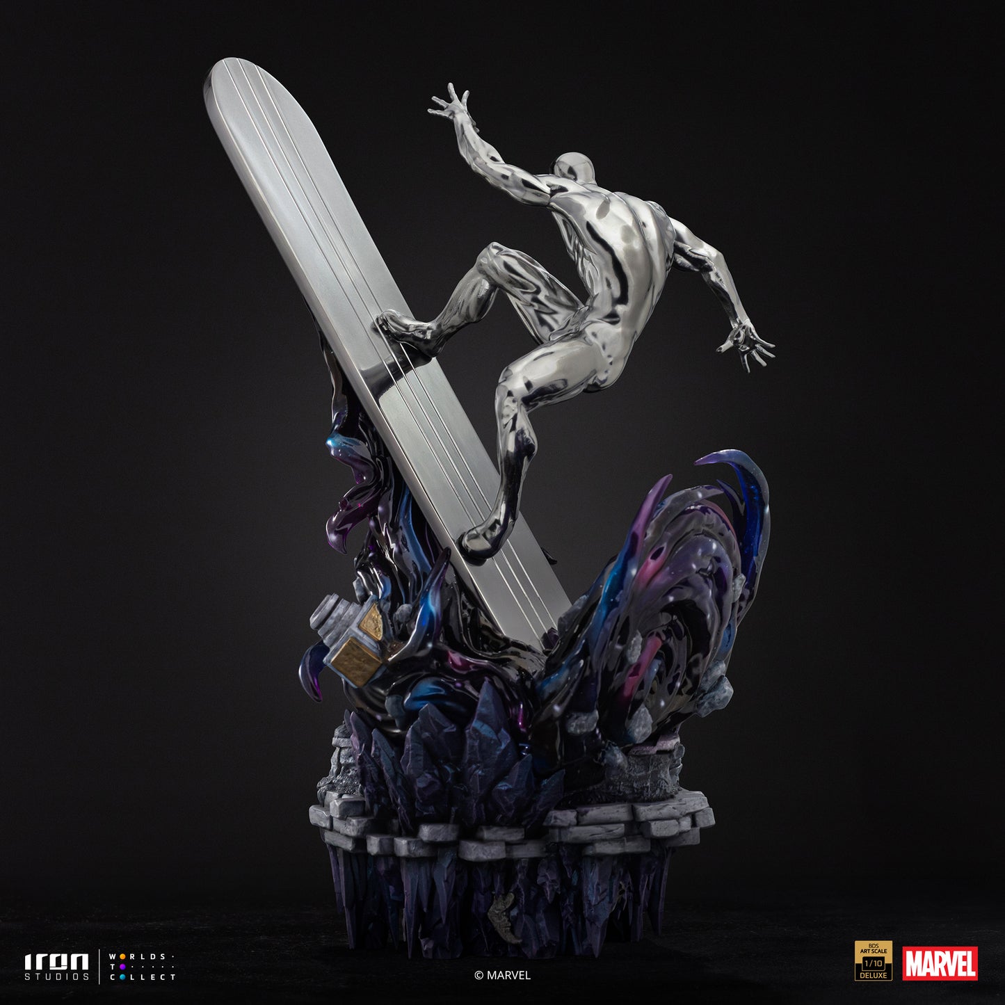 Iron Studio Silver Surfer - Infinity Gauntlet Diorama - BDS Art Scale 1/10 Scale