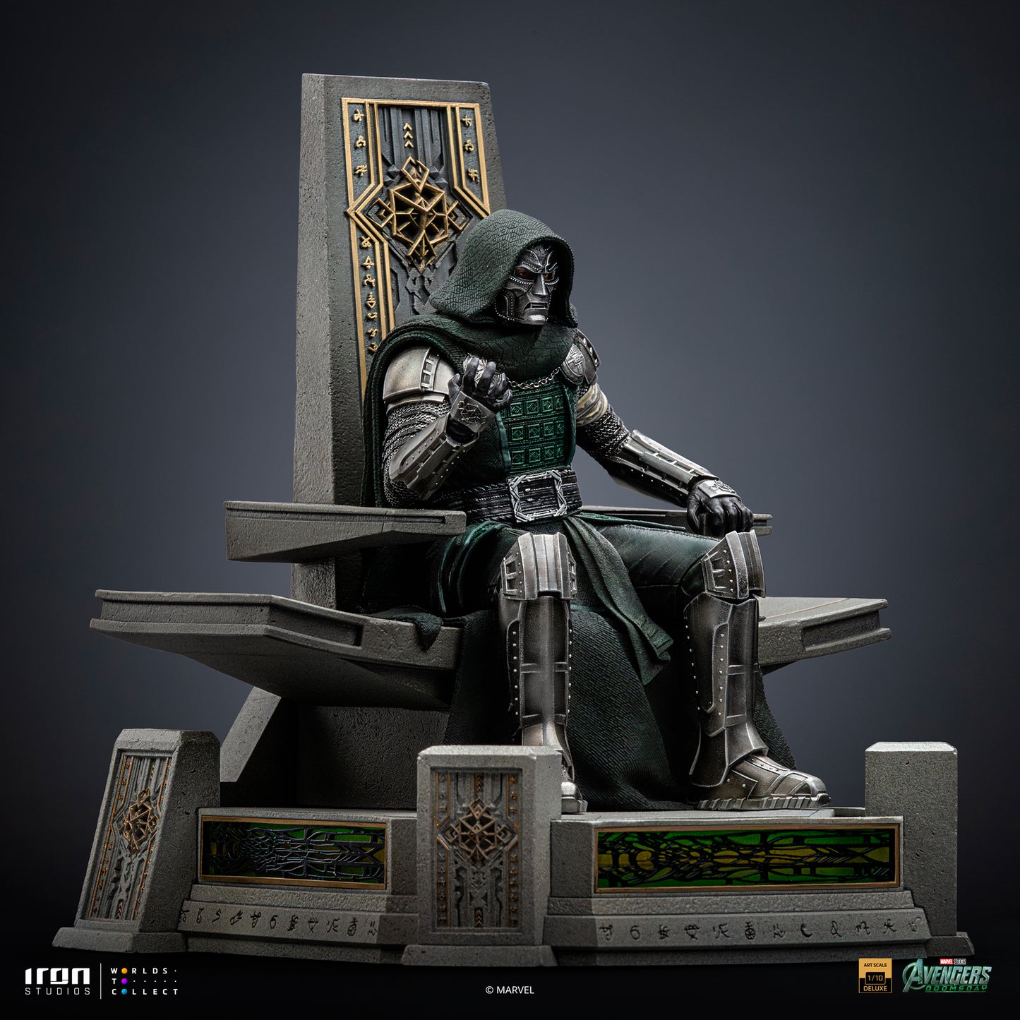 PRE ORDER - Iron Studio Doctor Doom on Throne - Avengers: Doomsday - Art Scale 1/10