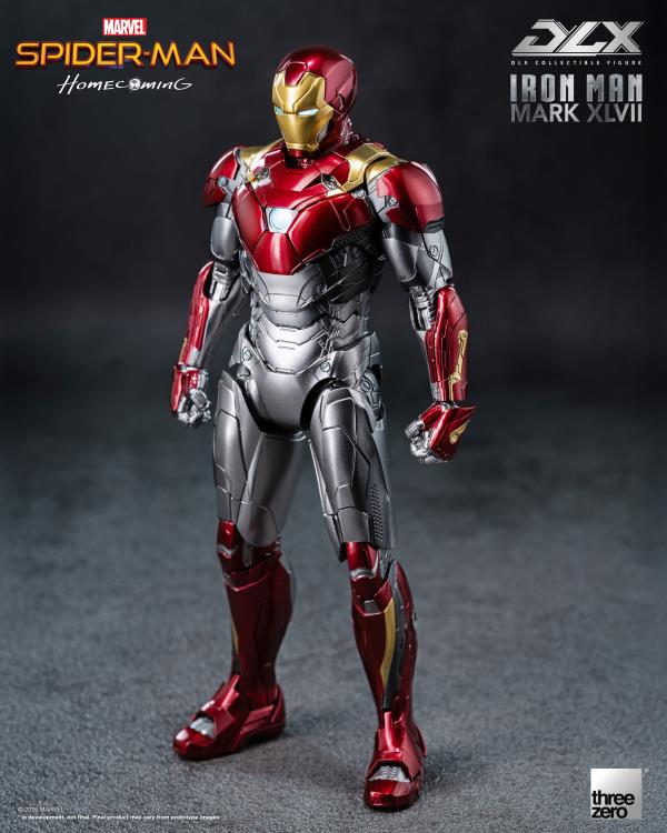 Threezero Spiderman: Homecoming DLX Iron Man Mark 47 1/12 Scale Action Figure