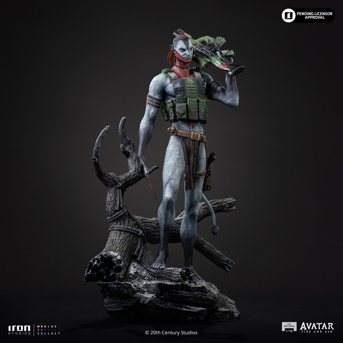 Iron Studio Miles Quaritch -	Avatar 3: Fire and Ash Art Scale 1/10