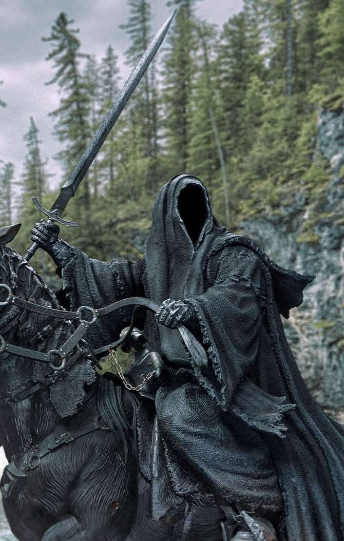 Iron Studios Nazgul on Horse Deluxe - The Lord of the Rings - BDS Art Scale 1/10