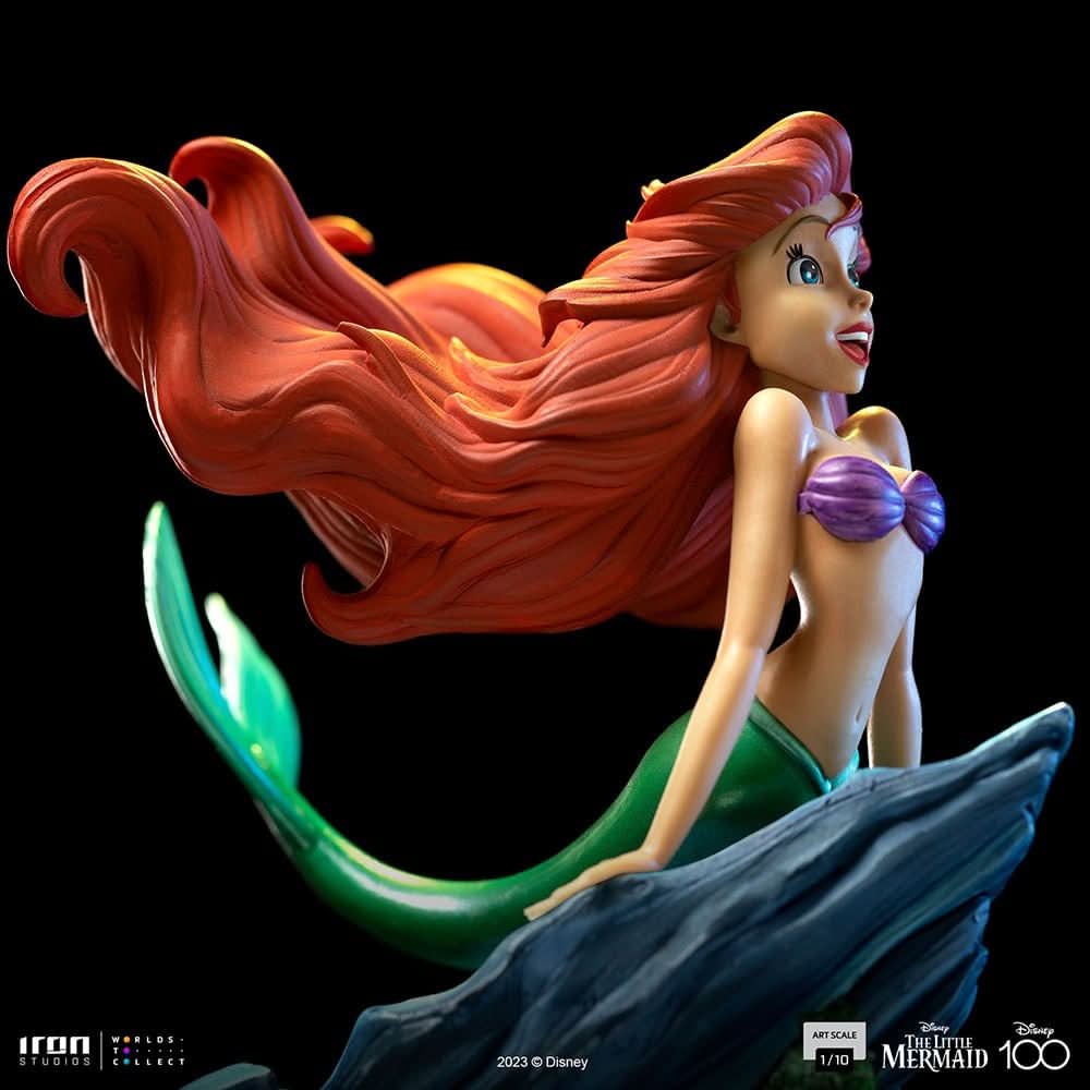 Iron Studios Little Mermaid - Disney 100th - Little Mermaid - Art Scale 1/10 Statue