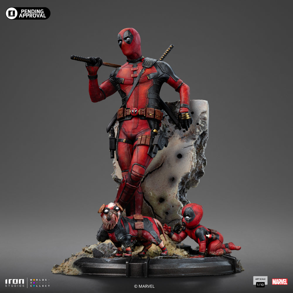 Iron Studios Deadpool - Deadpool & Wolverine - Art Scale 1/10 Statue