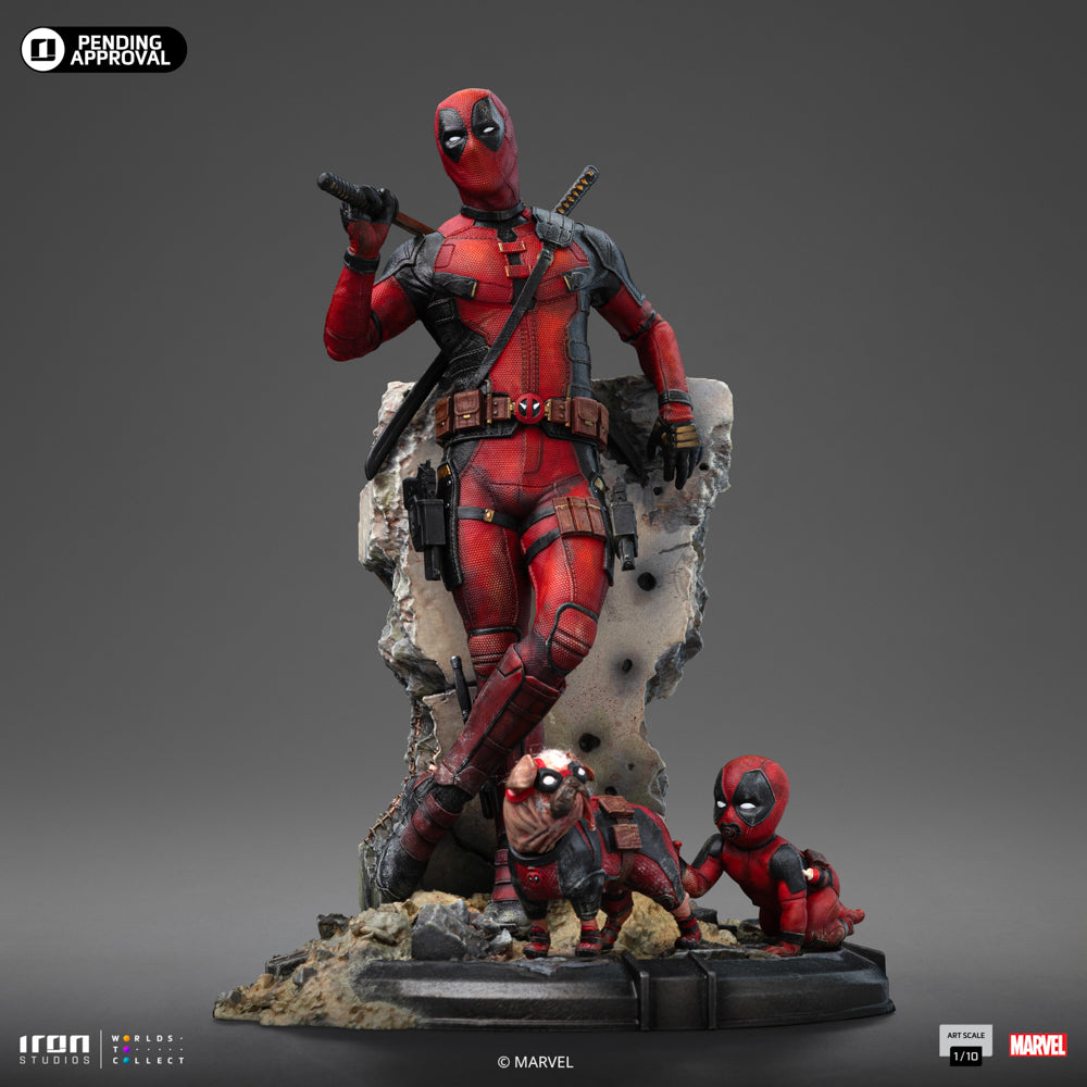 Iron Studios Deadpool - Deadpool & Wolverine - Art Scale 1/10 Statue