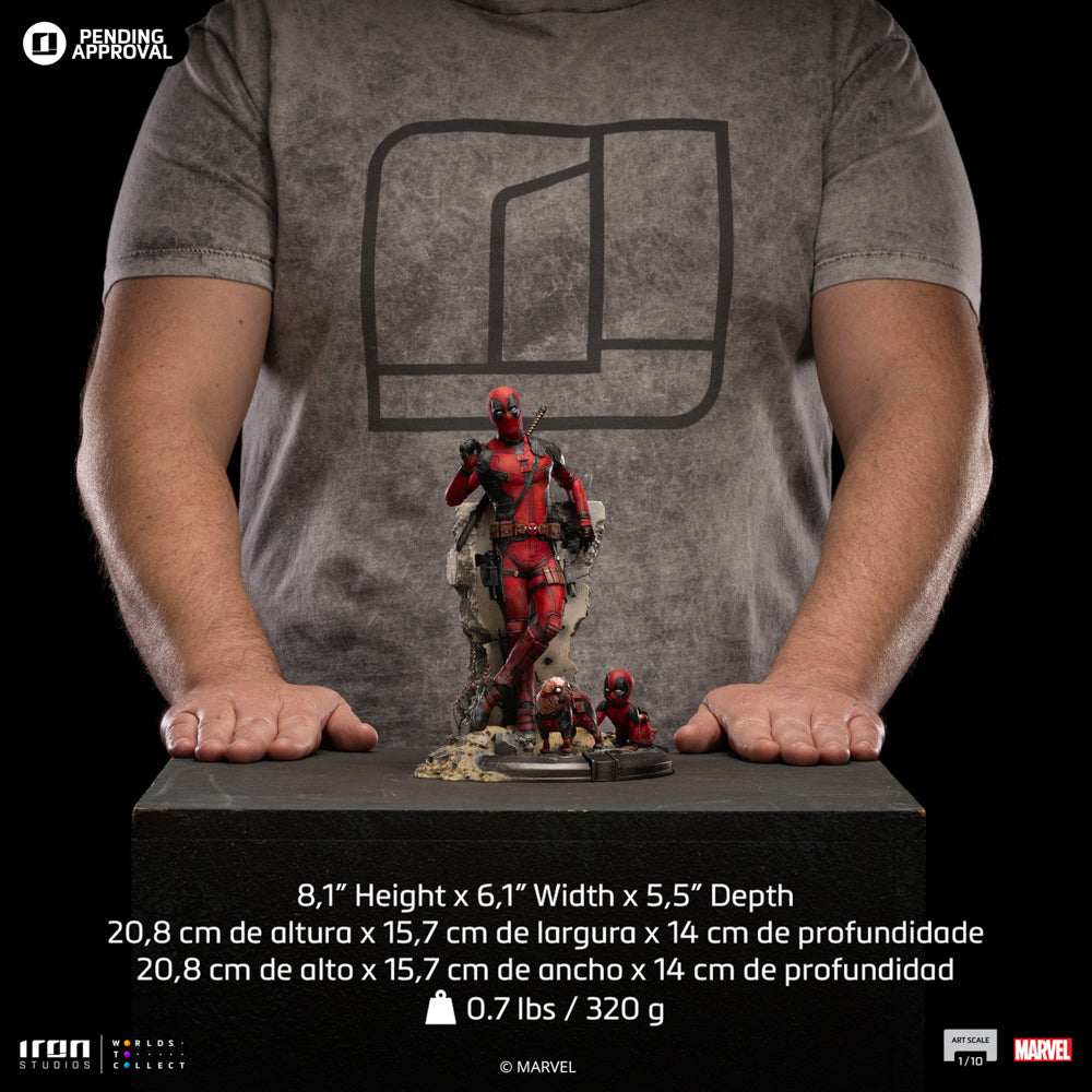 Iron Studios Deadpool - Deadpool & Wolverine - Art Scale 1/10 Statue