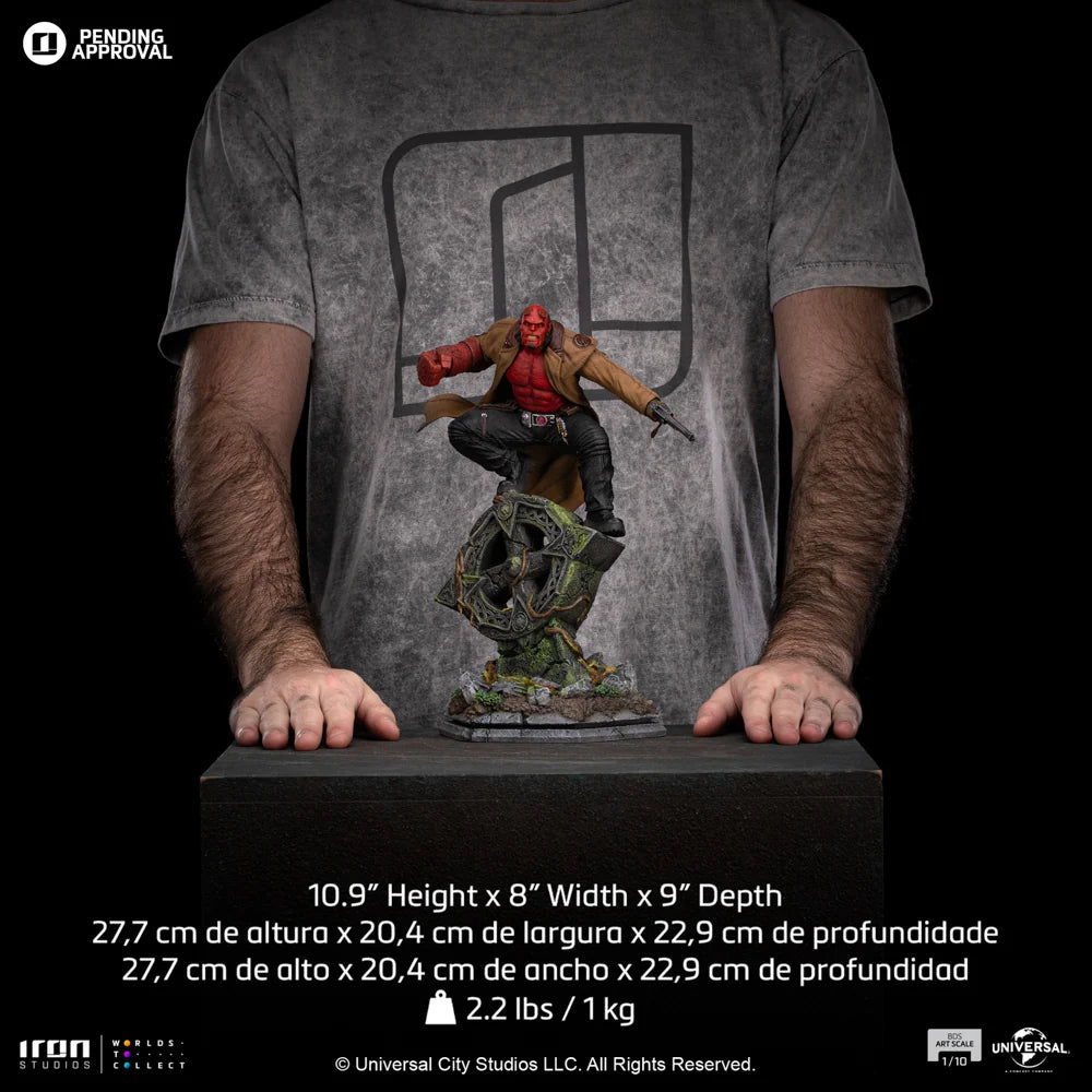 STOCK - Iron Studio Hellboy - Hellboy 2: The Golden Army Art Scale 1/10